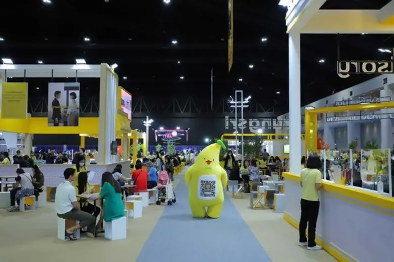 "น้องกล้วยกรุงศรี" ทวงบัลลังก์วงการมาสคอตสายย่อ ในงาน MONEY EXPO 2020