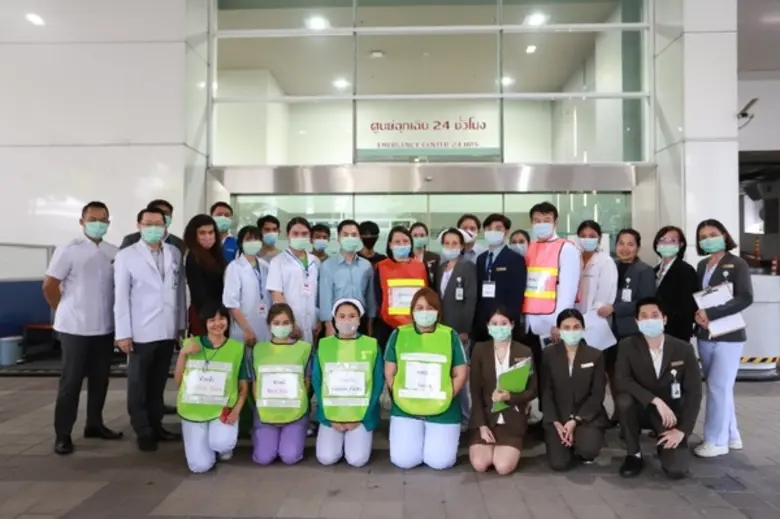 โรงพยาบาลสุขุมวิท จัดแผนฝึกซ้อมอุบัติภัยห...