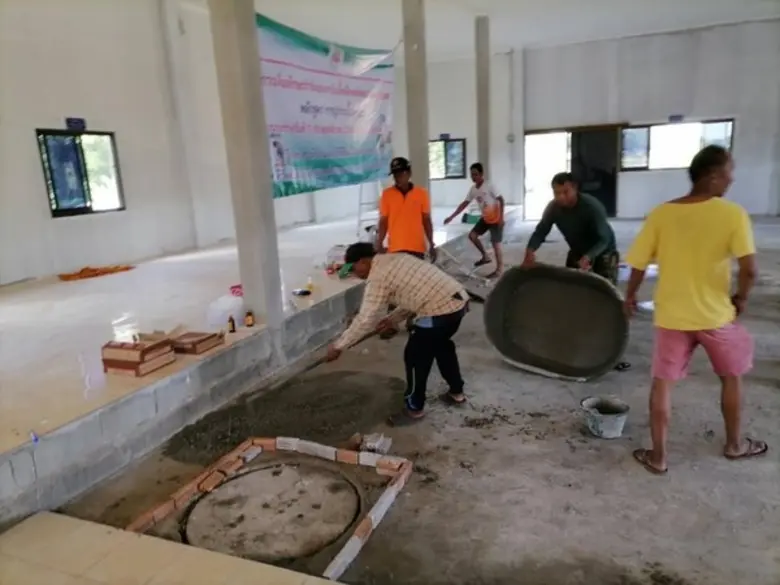 สนพ.หนองคาย จัดฝึกอาชีพการปูกระเบื้องเคลือบ สร้างงานสร้างอาชีพให้ประชาชนหลังฤดูเก็บเกี่ยว