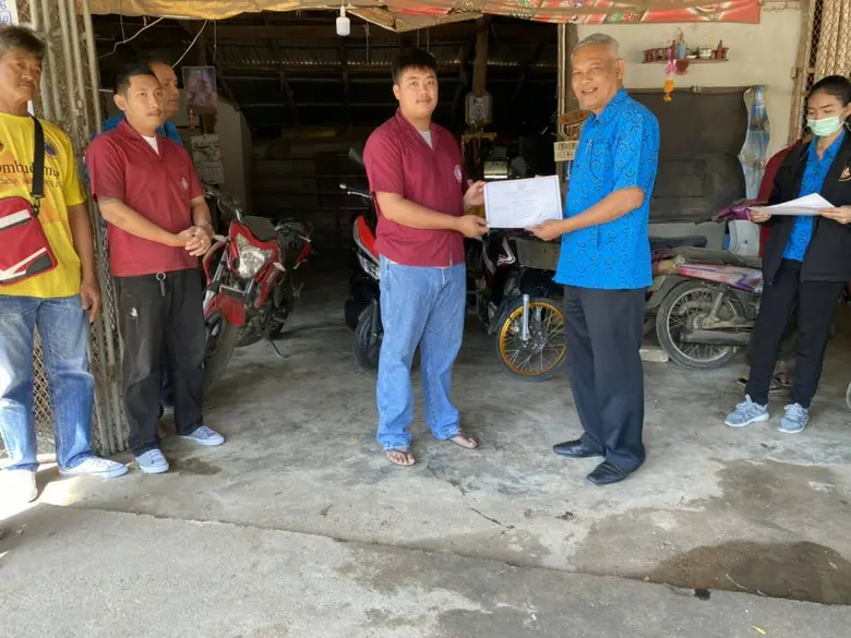 สำนักงานพัฒนาฝีมือแรงงานเพชรบุรีลงพื้นที่ตรวจเยี่ยมผู้เข้ารับการอบรมที่ประสบความสำเร็จ