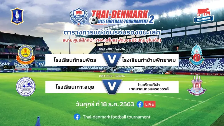 ได้ 4 ทีมสุดท้ายแล้ว สำหรับฟุตบอลเยาวชน ท...