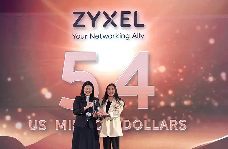 Zyxel has surged above its industry peers...