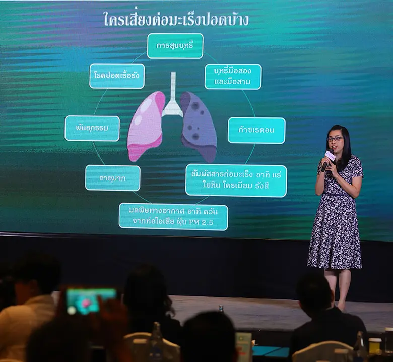 Innovations for Thai Lung Cancer Patients 2020 launch "LungAndMe"