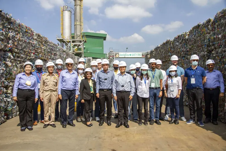 อินโดรามา เวนเจอร์ส โชว์ศักยภาพโรงงานรีไซเคิล PET จ.นครปฐม ต้อนรับกระทรวงทรัพยากรธรรมชาติและสิ่งแวดล้อม