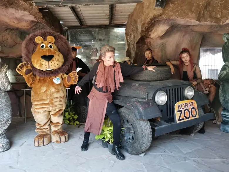 สวนสัตว์นครราชสีมา ปรับปรุงพื้นที่ส่วนแสด...