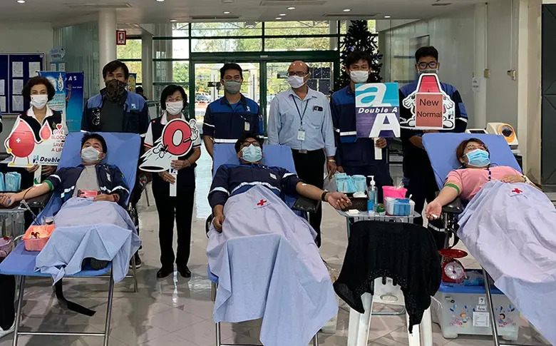 ดั๊บเบิ้ล เอ ร่วมกับโรงพยาบาลเจ้าพระยาอภั...