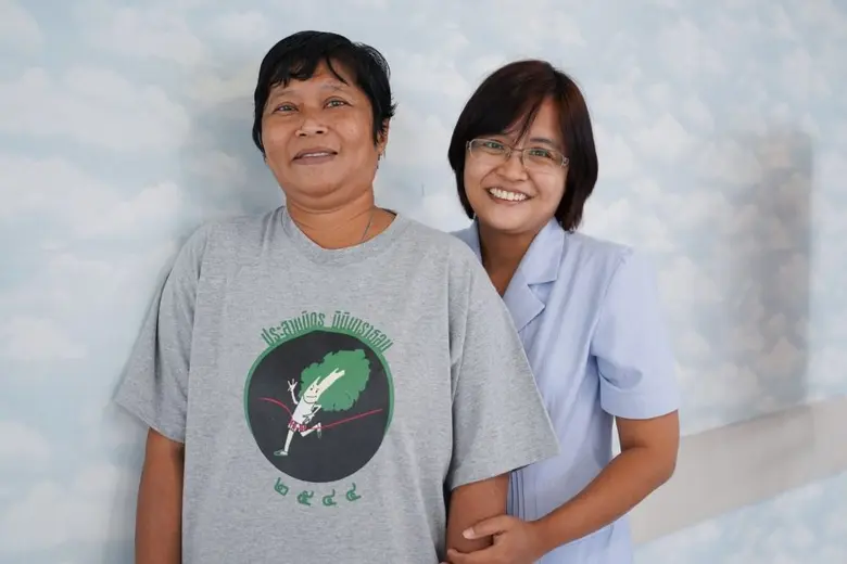 "ถึงเราจะป่วยก็ป่วยแค่ร่างกายแต่จิตใจไม่ไ...