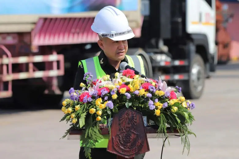 ททบ. และ ภาคีเครือข่าย จัดพิธีส่งมอบสินค้าเกษตรไทยล็อตแรก ประเดิมส่งจากท่าเรือแหลมฉบังไปยังประเทศจีน