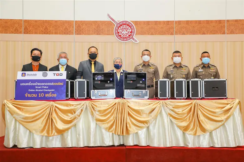 วิริยะประกันภัย สนับสนุนภารกิจสำนักงานตำรวจแห่งชาติ มอบระบบติดเครื่องเป่าแอลกอฮอล์"ออนไลน์"