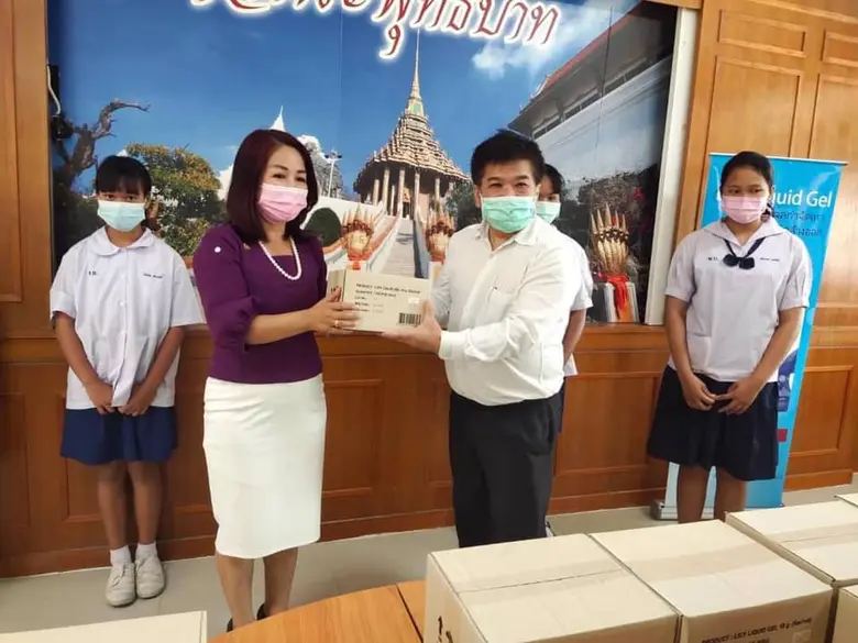 แจก Licy Liquid Gel ณ อ. พระพุทธบาท จ.สระบุรี