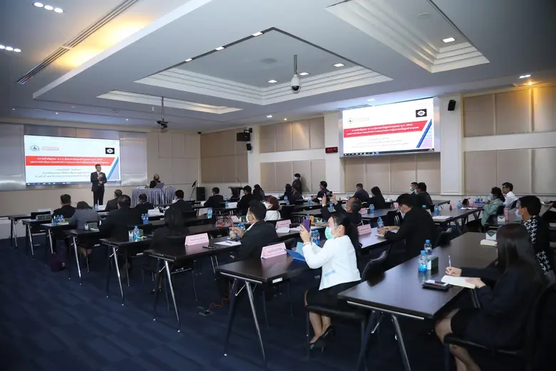 รองปลัดฯ ดีอีเอส บรรยาย "ความสำคัญของ พ.ร.บ.คุ้มครองข้อมูลส่วนบุคคล พ.ศ.2562" ให้แก่ผู้บริหารและเจ้าหน้าที่ สำนักงาน ป.ป.ส.