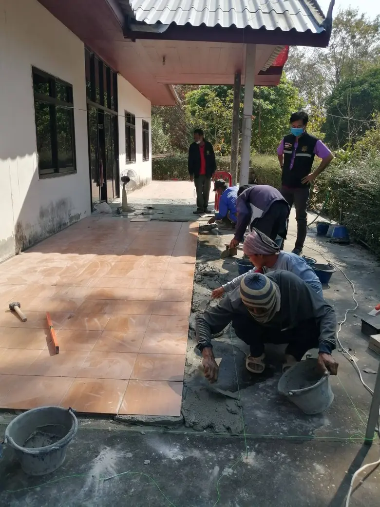 สนพ.มุกดาหารลงพื้นที่ติดตามงานฝึกอาชีพ