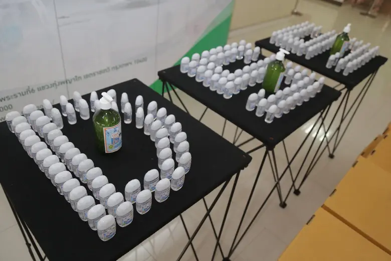 วศ. พร้อมส่งมอบเจลแอลกอฮอล์ล้างมือ ให้กับสำนักงานเขตพระนคร และพื้นที่ควบคุม 5 จังหวัด บริการบุคลากรทางการแพทย์และประชาชาชน