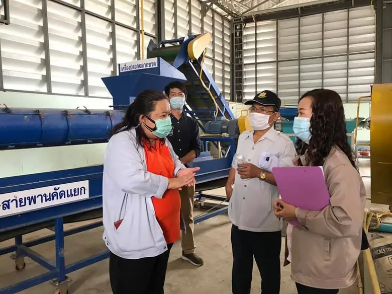 วว. ต้อนรับหน่วยงานเครือข่ายสิ่งแวดล้อมจังหวัดสระบุรี ในโอกาสเยี่ยมชมเทคโนโลยีการจัดการขยะชุมชนแบบครบวงจรตาลเดี่ยว