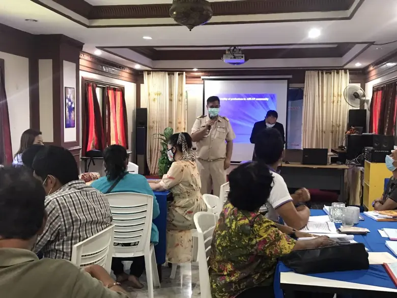 รองผู้ว่าฯ นครศรีธรรมราช ตรวจเยี่ยมการฝึกอบของ สพร 22 นศ.