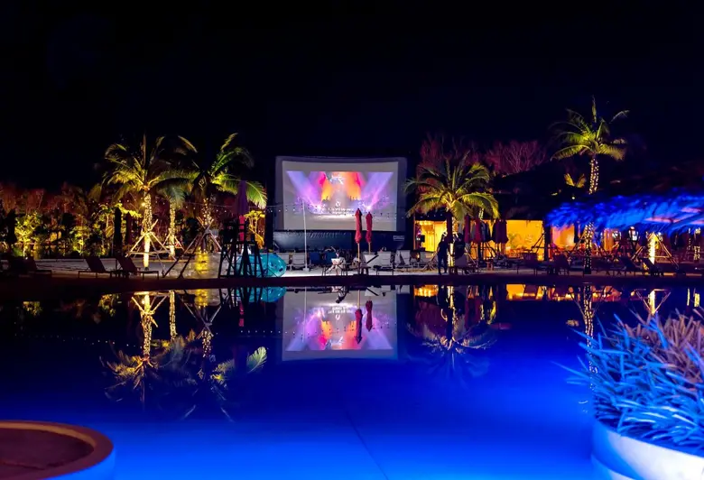 Movie Night Under the Stars on the Beach at Blue Tree Phuket