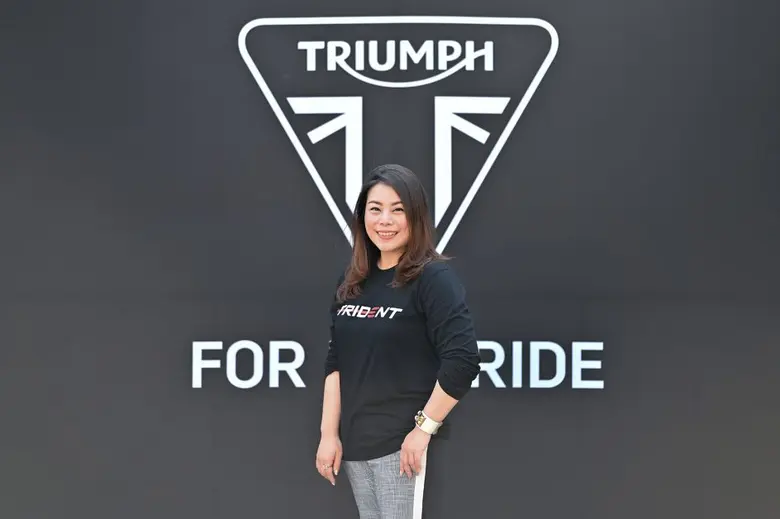 ไทรอัมพ์ มอเตอร์ไซเคิลส์ โชว์สมรรถนะรถจัก...