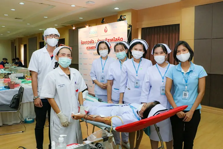 โรงพยาบาลหัวเฉียว ร่วมกับ สภากาชาดไทย จัด...