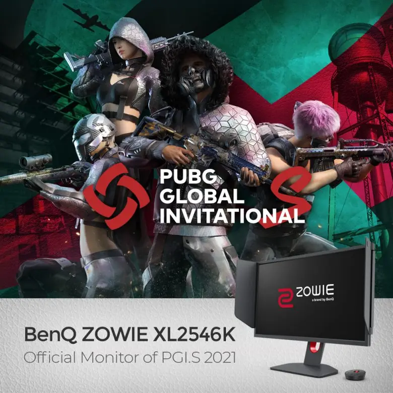 'เบ็นคิว' ประกาศศักยภาพจอ ZOWIE XL2546K ลงสู่สนาม PUBG Global Invitational.S 2021 อย่างเป็นทางการ