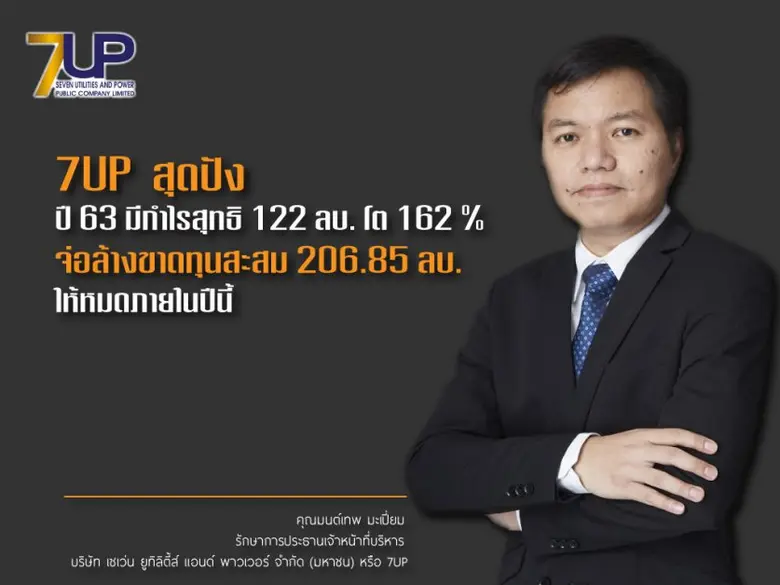 7UP งบปี 63 สุดปัง!!! มีกำไรสุทธิ 122.66 ...