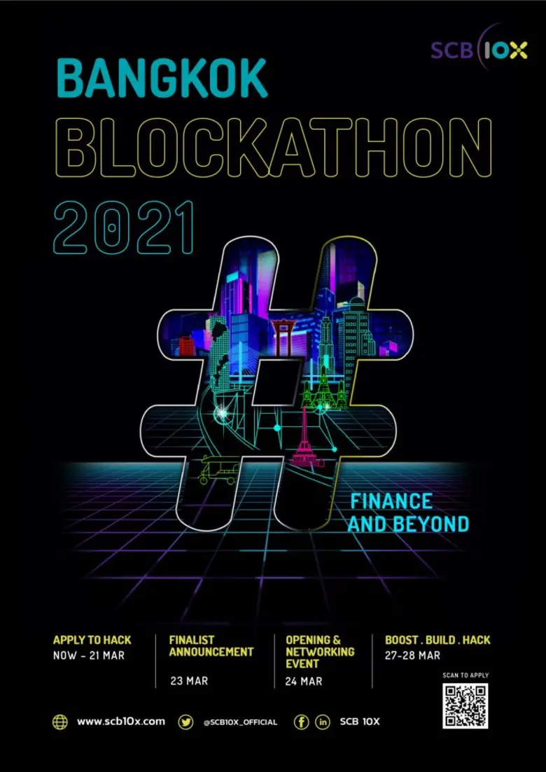 "SCB 10X" เปิดเวที "BANGKOK BLOCKATHON 20...