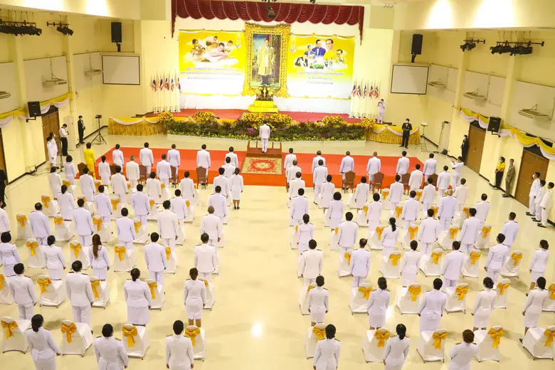 สนพ.มหาสารคาม จัดพิธีถวายราชสักการะแด่ พระบาทสมเด็จพระบรม ชนกาธิเบศร มหาภูมิพลอดุลยเดชมหาราช บรมนาถบพิตร "พระบิดาแห่งมาตรฐานการช่างไทย"