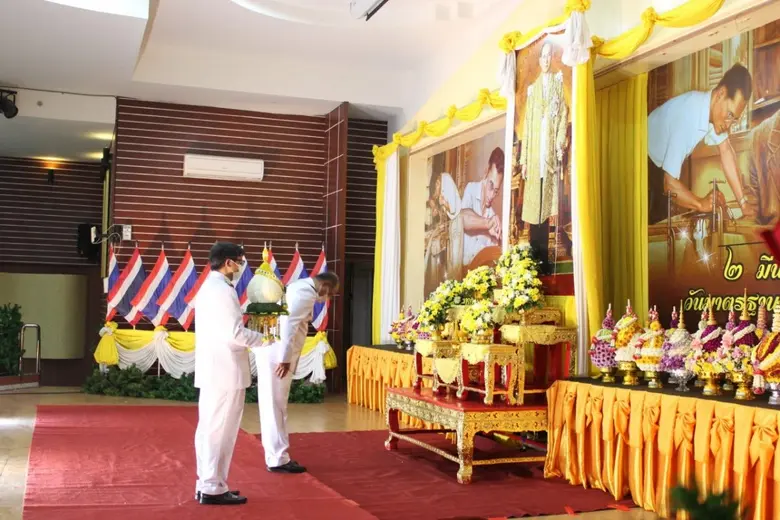 สำนักงานพัฒนาฝีมือแรงงานชัยภูมิ จัดพิธีถว...