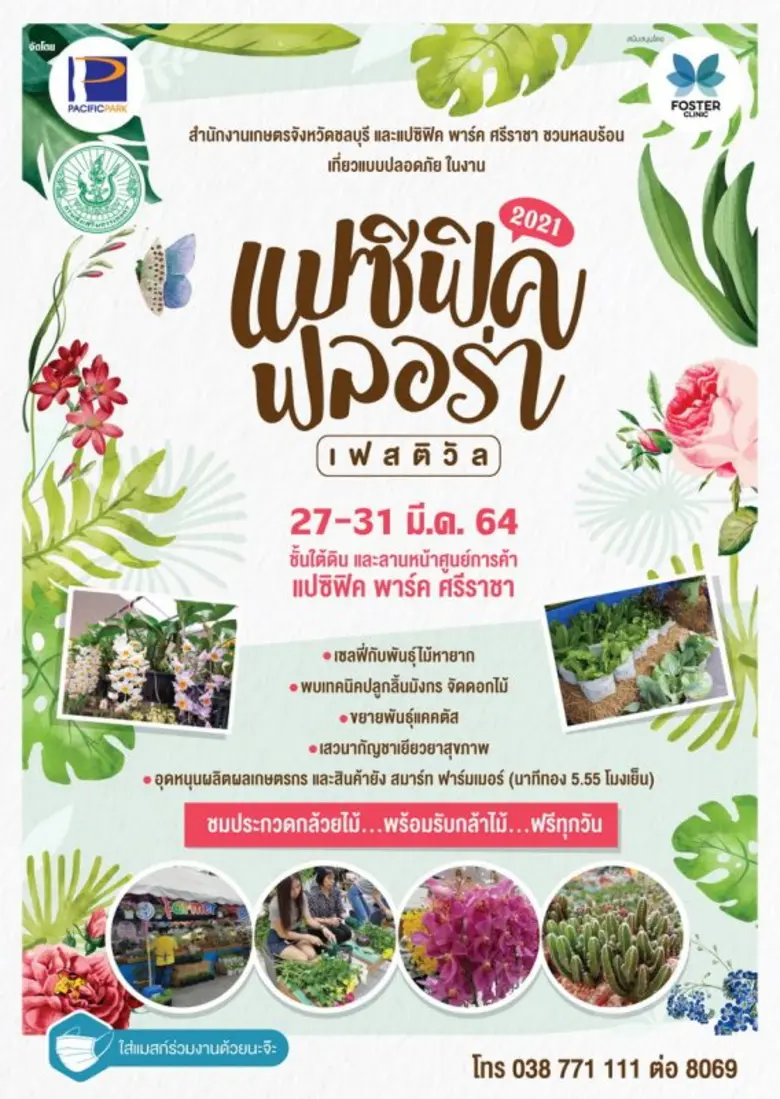 ขอเชิญ เที่ยวชมงานแปซิฟิค ฟลอร่า เฟสติวัล...