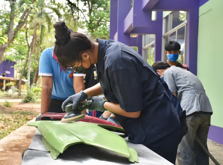 สพร.9 พิษณุโลก ยกระดับช่างสีรถยนต์ เพิ่มความสามารถในการแข่งขันภาคอุตสาหกรรม