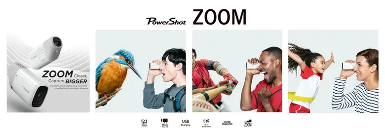 Canon PowerShot ZOOM กล้องดิจิทัลส่องทางไ...