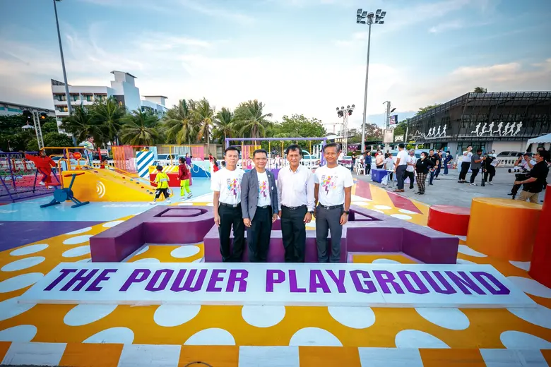 PEA มอบสนามเด็กเล่น "PEA THE POWER PLAYGROUND" ของโครงการ "เซฟไทย" ให้เทศบาลเมืองแสนสุข จ.ชลบุรี พร้อมเชิญชวนเยาวชนร่วมเรียนรู้ด้านไฟฟ้าผ่านการเล่นณ สวนสาธารณะ