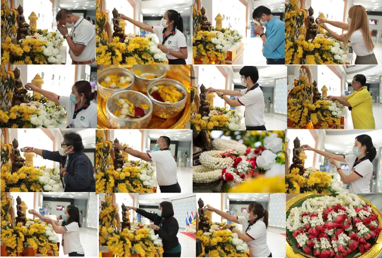 ช่อง 7HD จัดกิจกรรมสรงน้ำพระ เพื่อความเป็นสิริมงคล ในวันสงกรานต์ปีใหม่ไทย