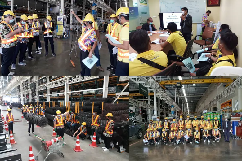 สนพ.สมุทรสงคราม ฝึกอบรมทักษะ พนักงานปั้นจั่นชนิดเหนือศีรษะ