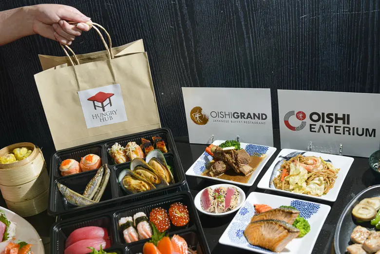 โออิชิ แกรนด์ - โออิชิ อีทเทอเรียม ผนึก ฮังกรี้ ฮับ เสิร์ฟเซ็ตอาหารญี่ปุ่นและอาหารนานาชาติจากไลน์บุฟเฟต์ระดับพรีเมียมถึงโต๊ะกินข้าว
