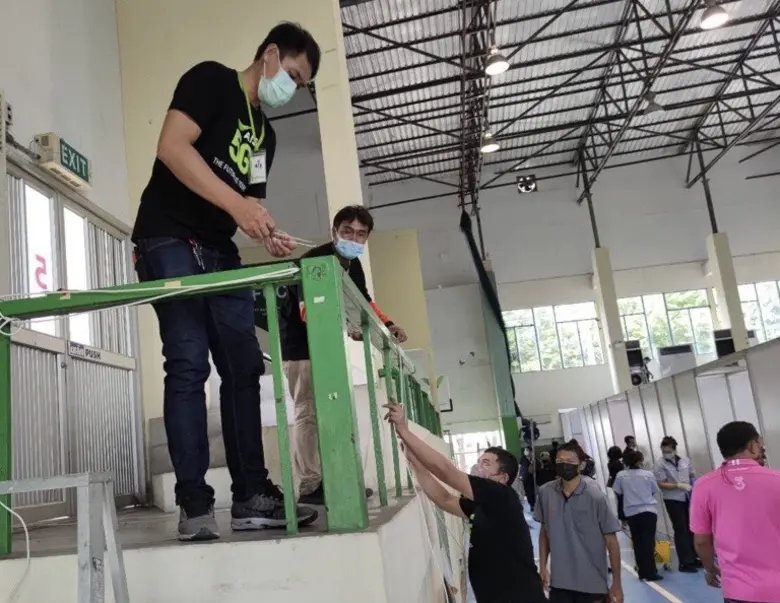 เอไอเอส 5G เคียงข้างโรงพยาบาลสนาม จุฬาลงกรณ์มหาวิทย...