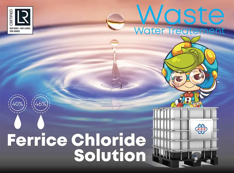 เฟร์ริกคลอไรด์เป็นสารเคมีทีมีความสำคัญต่อ...