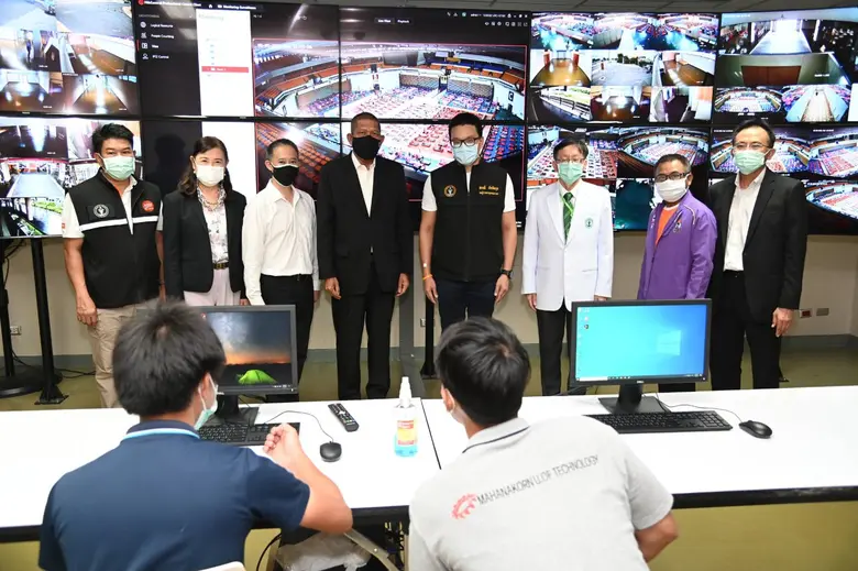 กระทรวงดีอีเอส มอบ NT ลงพื้นที่ รพ.สนามเอราวัณ 2 บางกอกอารีน่า หนองจอก มอบเครื่องคอมพิวเตอร์หนุนระบบสื่อสารอำนวยความสะดวกให้โรงพยาบาลสนาม