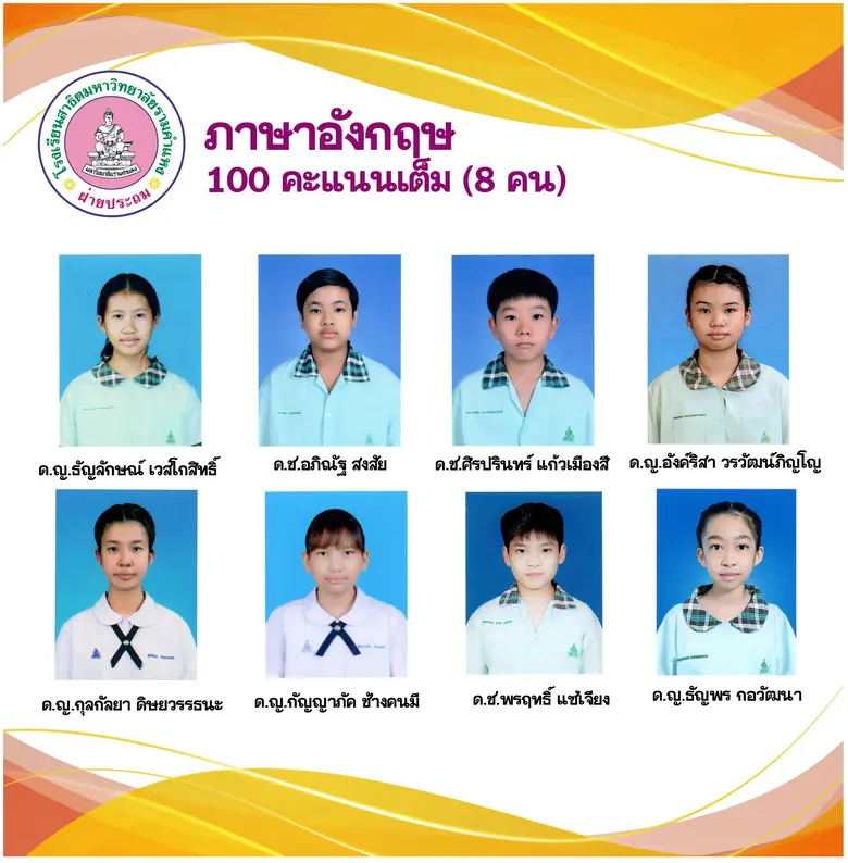 นักเรียนโรงเรียนสาธิตมหาวิทยาลัยรามคำแหง ...