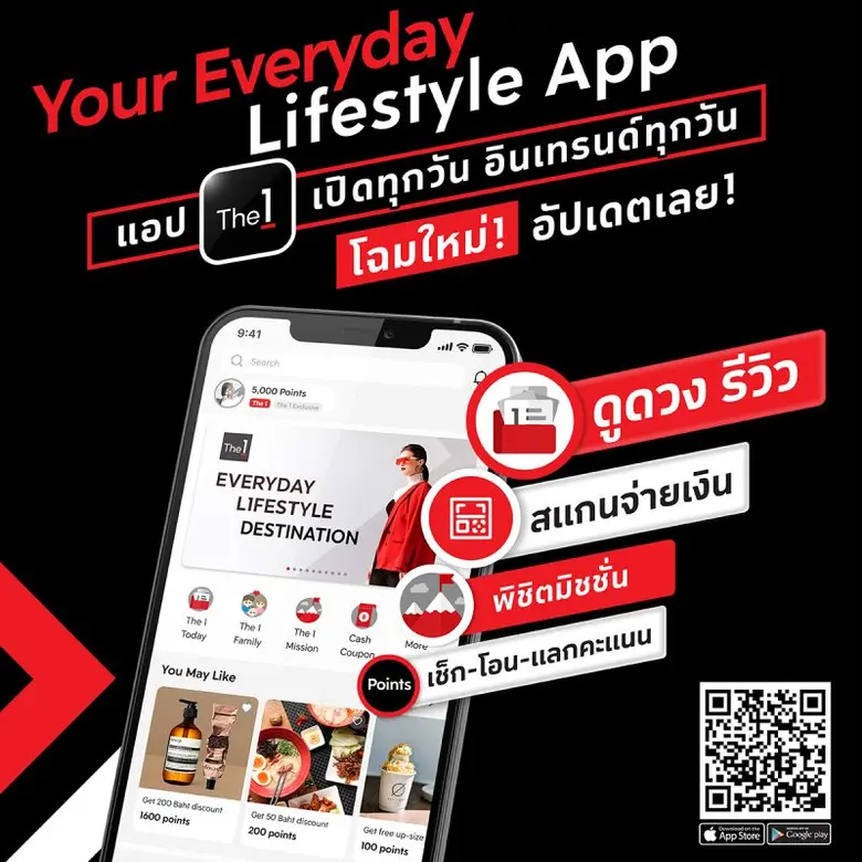 The 1 อัพเกรดแอปเวอร์ชั่นใหม่ จัดเต็มคอนเทนต์ x ฟีเ...