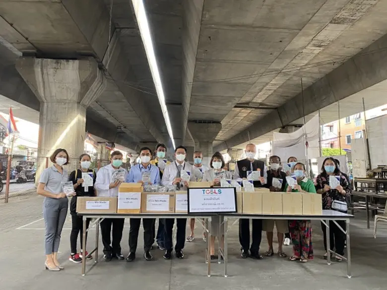 ศลช. ส่งมอบความห่วงใย มอบหน้ากาก KN95 นวัตกรรมป้องกันโควิด-19