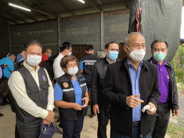พัฒนาชุมชนจังหวัดนครศรีธรรมราช ร่วมลงพื้นที่ติดตามสถานการณ์ทางการค้าพริกเขียวมัน