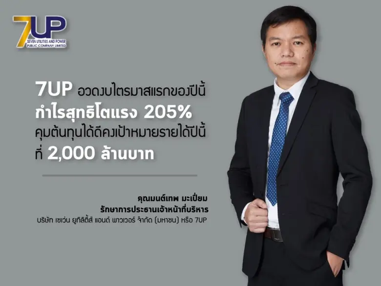 7UPเปิดงบไตรมาสแรกของปี 2564 มีกำไรสุทธิ ...