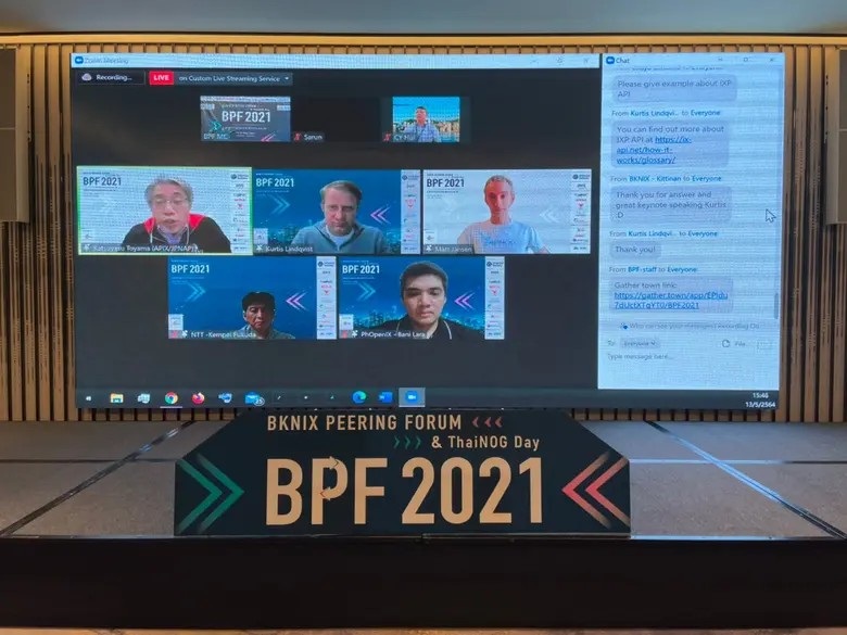 ทีเอชนิค-บีเคนิกซ์ จัดประชุมออนไลน์ระดับภูมิภาค BKNIX Peering Forum 2021 ผสานความร่วมมือนานาชาติ พัฒนาภาพรวมอินเทอร์เน็ตไทย