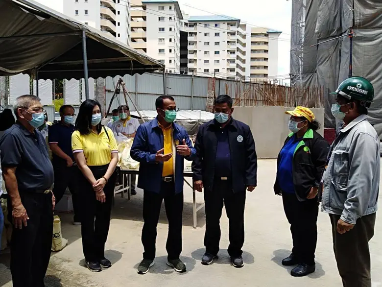 กสร. ปูพรมส่งพนักงานตรวจแรงงานร่วมมือจป.ในโรงงาน สู้ COVID - 19 ในกิจการก่อสร้าง โรงงานกลุ่มเสี่ยง