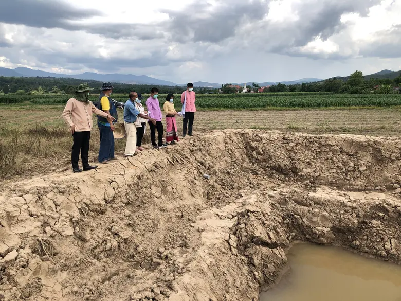 พช.เชียงใหม่ ลงพื้นที่ติดตามโครงการพัฒนาพื้นที่ต้นแบบการพัฒนาคุณภาพชีวิตตามหลักทฤษฎีใหม่ประยุกต์สู่ "โคก หนอง นา พช." อ.แม่แจ่ม