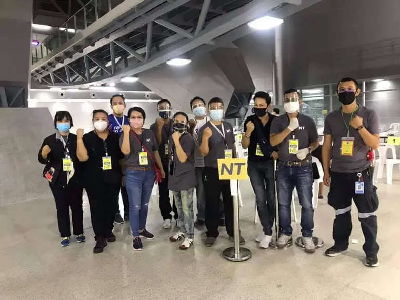 เอ็นที จิตอาสา ณ ศูนย์ฉีดวัคซีน สถานีกลางรถไฟบางซื่อ ร่วมแรงร่วมใจ เพื่อก้าวผ่านวิกฤตโควิด-19 ครั้งนี้ไปด้วยกัน