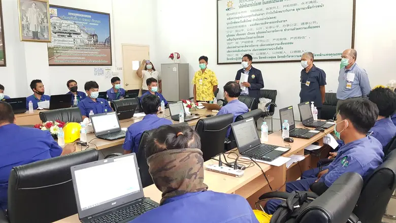 สนพ.ปราจีนบุรี จัดทดสอบมาตรฐานฝีมือแรงงาน...