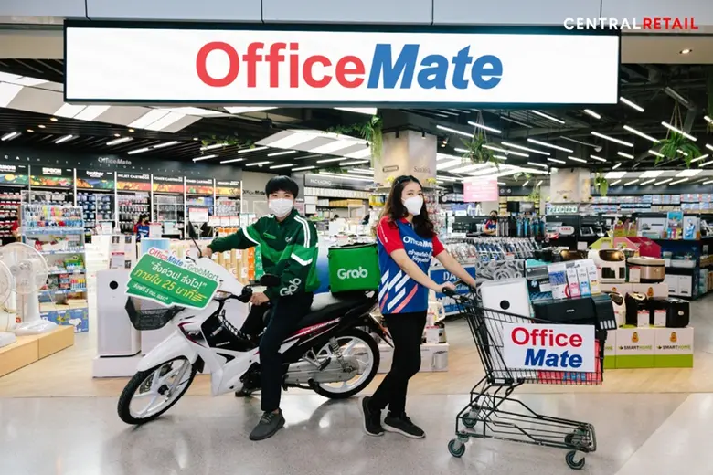 บริการใหม่ล่าสุด "OfficeMate x GrabMart  สั่งด่วน ส่งไว" ภายใน 25 นาที* ให้คุณช้อปสินค้าอุปกรณ์สำนักงาน OfficeMate กว่า 1,000 รายการ ได้แล้ววันนี้ ที่ GrabMart