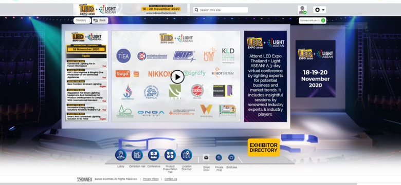 LED Expo Thailand + SMARTECH ASEAN  งานเจรจาธุรกิจด้านอุปกรณ์แสงสว่างและระบบอัจฉริยะบนแพลตฟอร์มออนไลน์