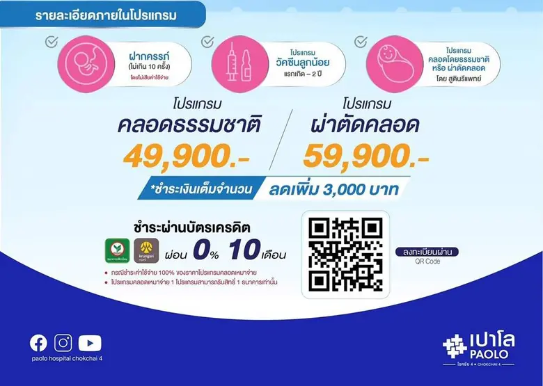 โรงพยาบาลเปาโล โชคชัย 4 จัดแคมเปญ Special SUPER MOM